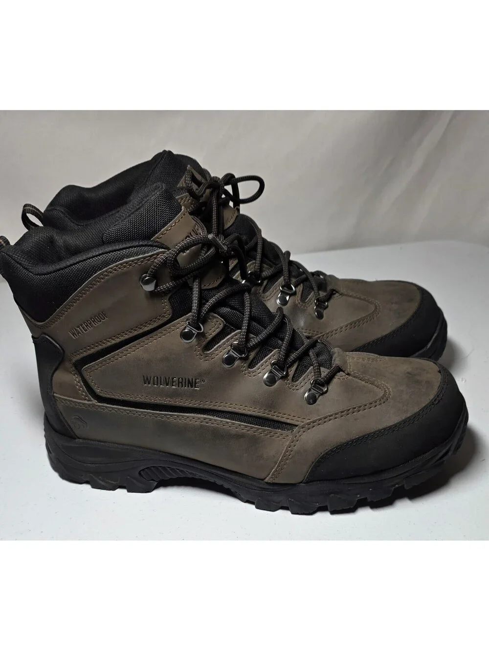 Wolverine Spencer Brown Leather Hiking Boots Mens Size 13 W05103 Work Outdoor